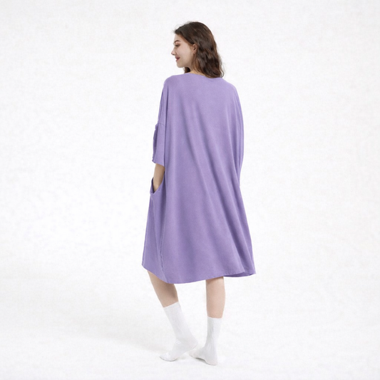 Kuromi Hello Kitty Oversized bamboo Sleep Tee