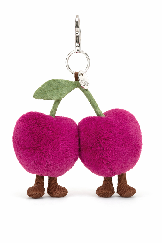 Jellycat Amuseables Cherries Bag Charm