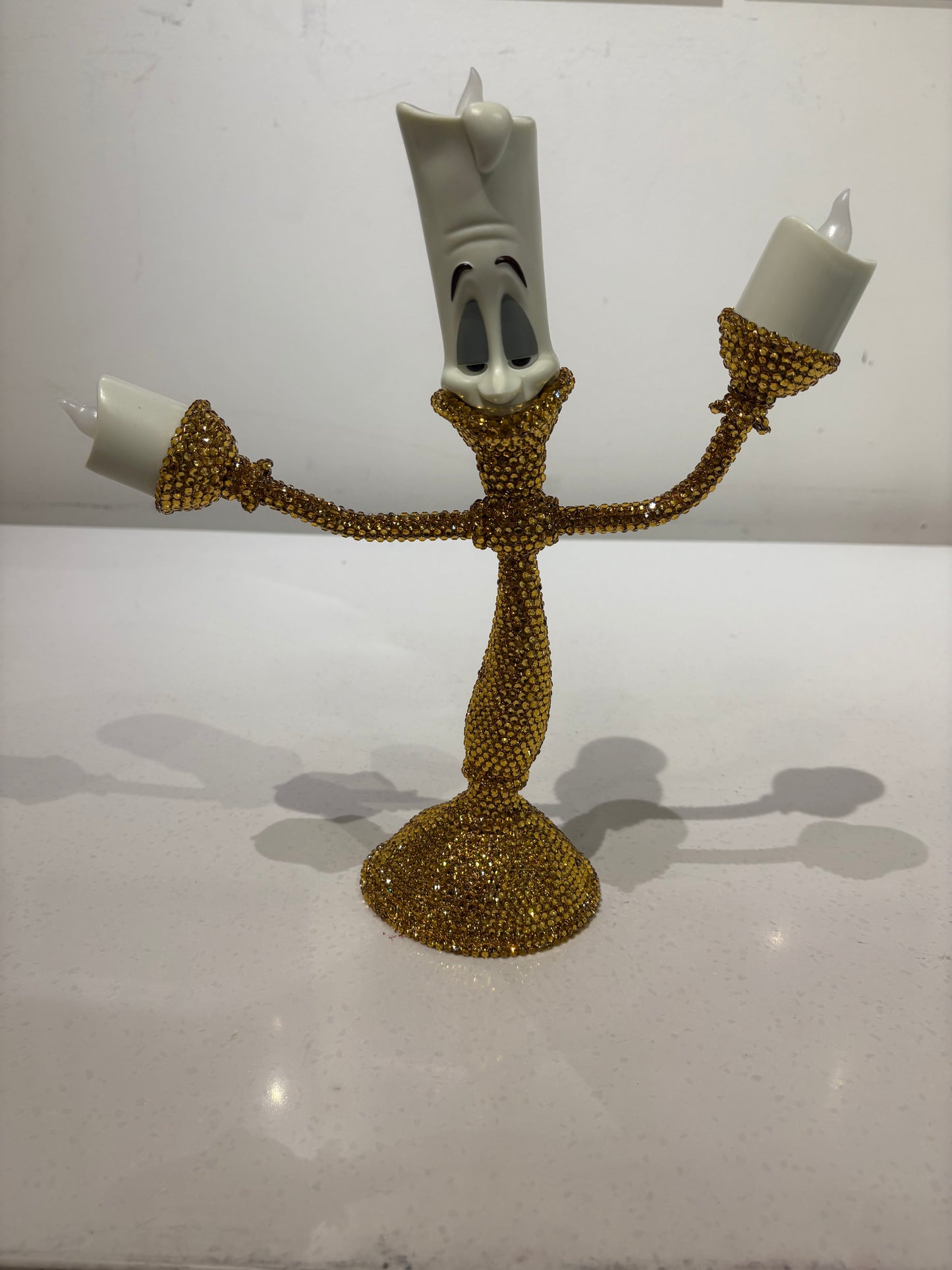 beauty and the beast hand made crystallized