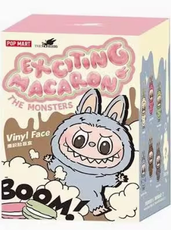 pop marty labubu the monster tasty macaron vinyl face sealed 1 blind box