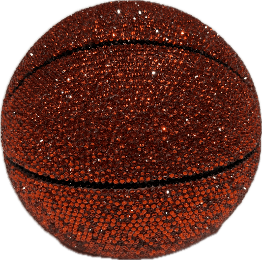 basket ball hand made crystalized - Olm collectibles