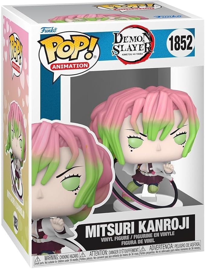 Funko Pop Animation: Demon Slayer - 1852 Mitsuri Kanroji - (Attack) - Collectable Vinyl Figure - Olm collectibles