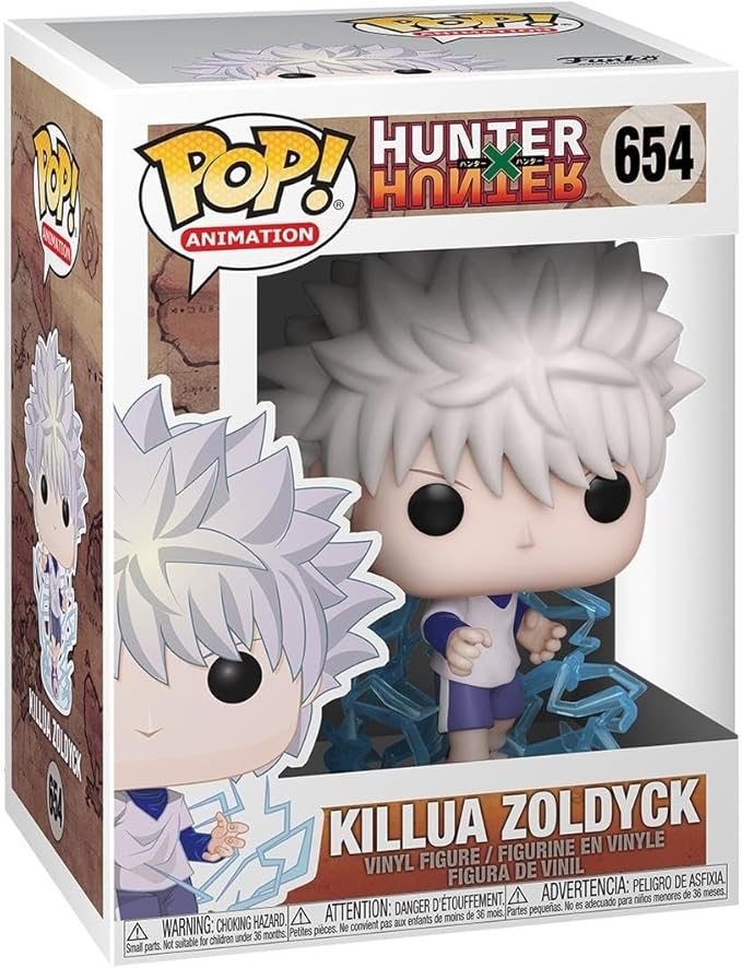 Funko Pop! Animation: Hunter x Hunter - 654 Killua Zoldyck, Multicolor - Olm collectibles
