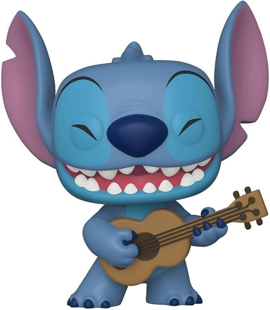 Funko Pop Disney: Lilo & Stitch - 1044 Stitch with Ukelele - Collectable Vinyl Figure - Olm collectibles