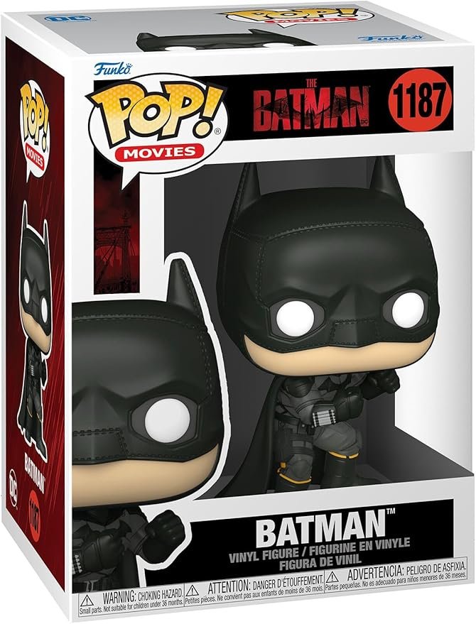 Funko Pop Movies: The Batman - 1187 Batman - Collectable Vinyl Figure - Olm collectibles