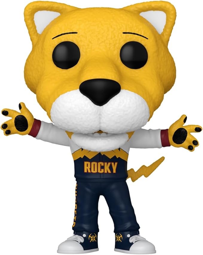 Funko POP! NBA: Mascots - Denver - 10 Rocky The Mountain Lion - Collectable Vinyl Figure - Olm collectibles
