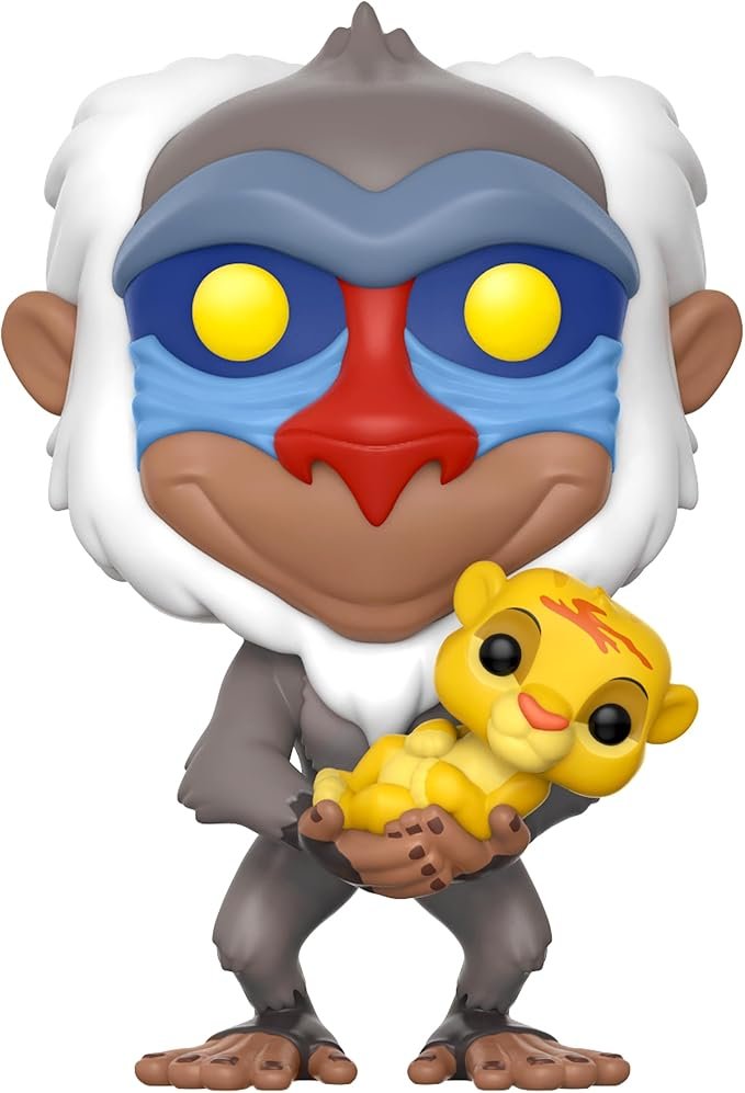 Funko POP Pop Disney Lion King 301 Rafiki with Simba Toy - Olm collectibles