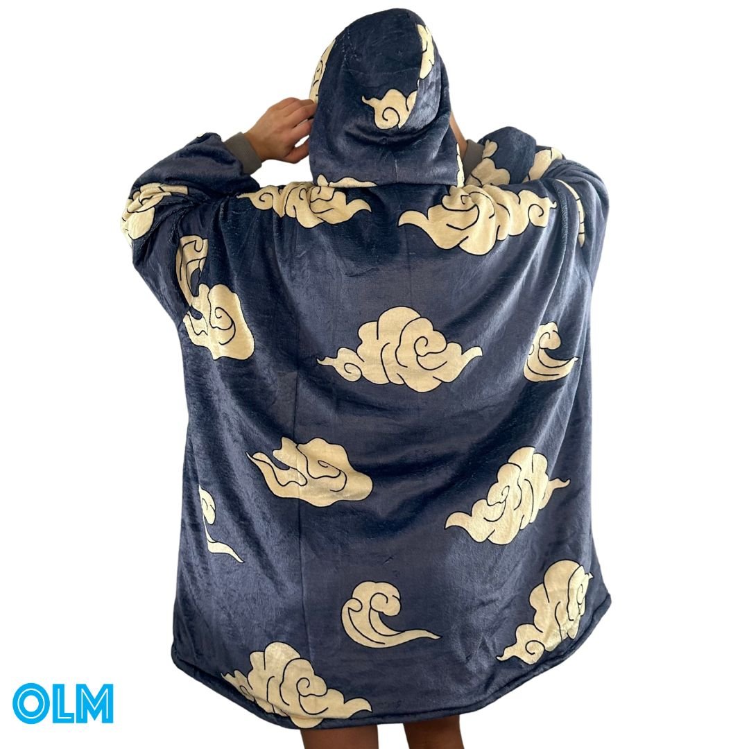 Kakashi Hatake Oversized Blanket Hoodie – Ultra - Soft Sherpa for unisex Adults & Kids - Olm collectibles