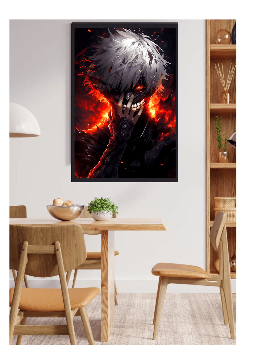 Ken kaneki,Tokyo ghoul , Anime Poster - 12x16 Inch, Glossy Shine - Olm collectibles