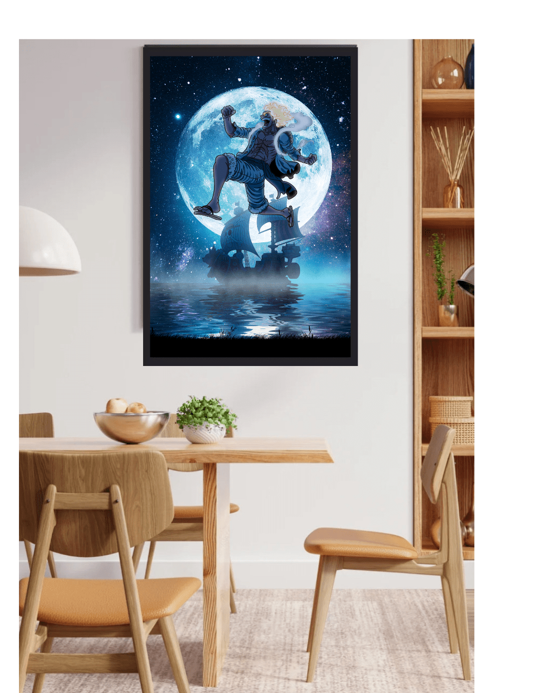Luffy gear 5,one piece ,king of the pirates Anime Poster 12x16 Inch, Glossy Shine - Olm collectibles