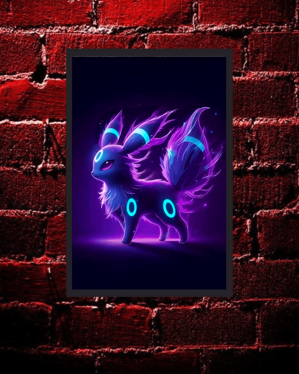 Pokémon,umbreon Anime , Poster - 12x16 Inch, Glossy Shine - Olm collectibles