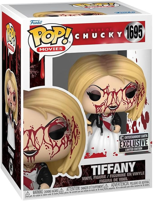 POP Bride of Chucky - 1695 Bloody Tiffany Exclusive Funko Vinyl Figure - Olm collectibles