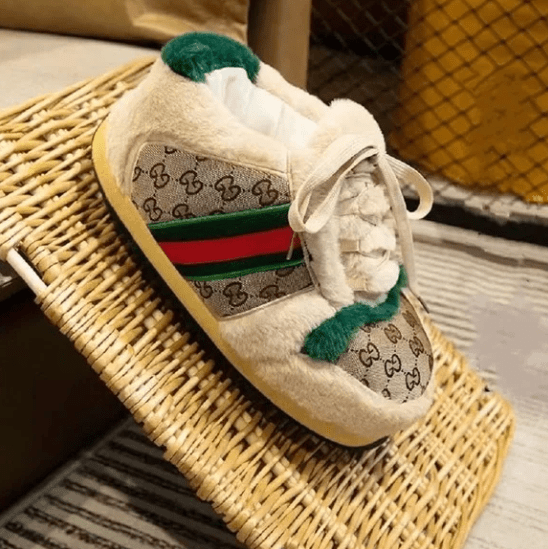Sneaker Slippers gucci inspired unisex for adults&kids - Olm collectibles
