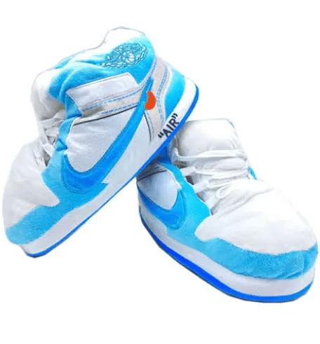 Sneaker Slippers Off - White OG blue Jordan 1 - Olm collectibles