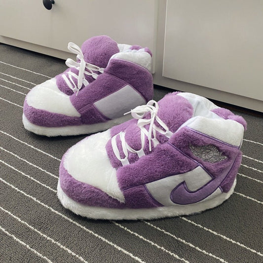 Sneaker Slippers Purple jordan 1 unisex - Olm collectibles