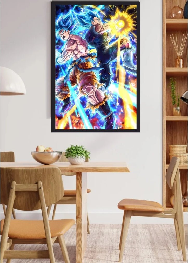 vegtta,dragon ball , Anime Poster , 12x16 Inch, Glossy Shine - Olm collectibles