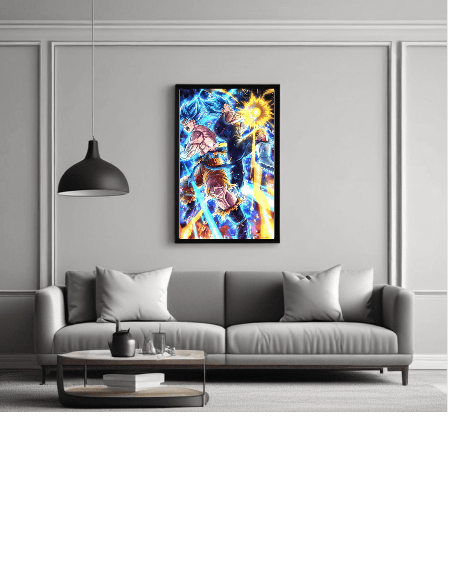vegtta,dragon ball , Anime Poster , 12x16 Inch, Glossy Shine - Olm collectibles