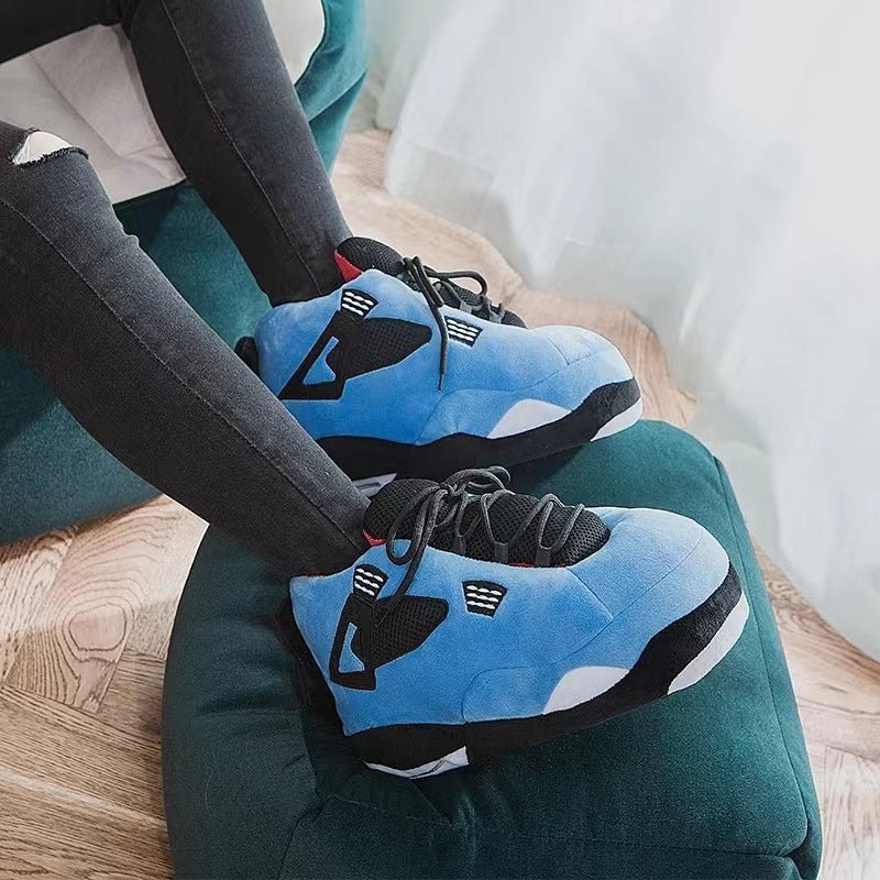 Sneaker Slippers Travis Scott x Air Jordan 4 Retro blue - Olm collectibles