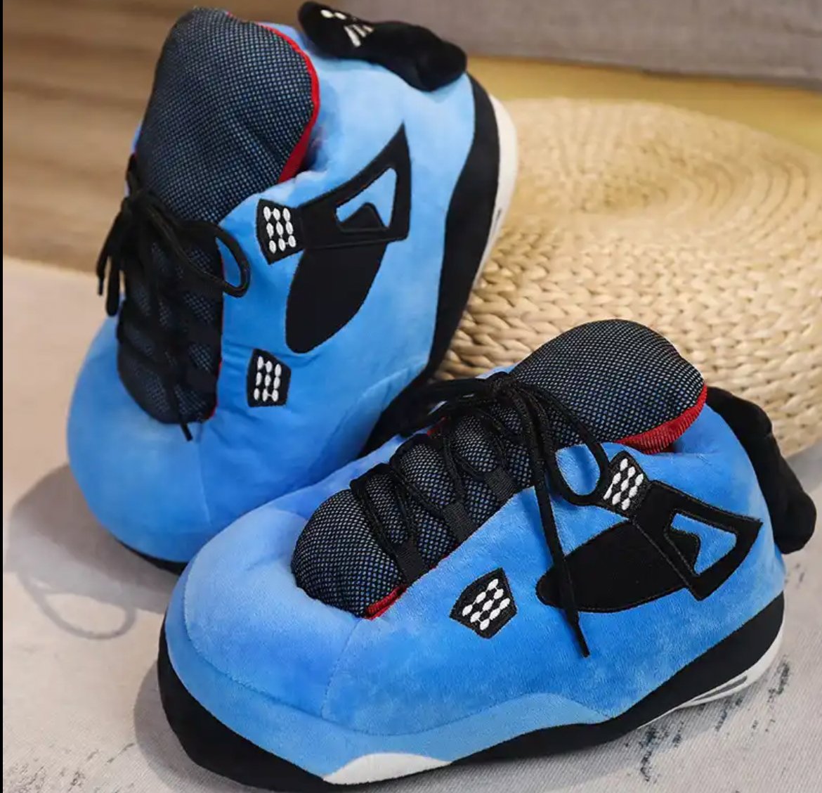 Sneaker Slippers Travis Scott x Air Jordan 4 Retro blue - Olm collectibles