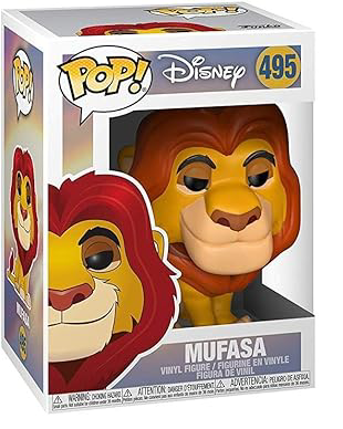 Funko Pop! Disney: Lion King - 495 Mufasa Toy, Standard, Multicolor