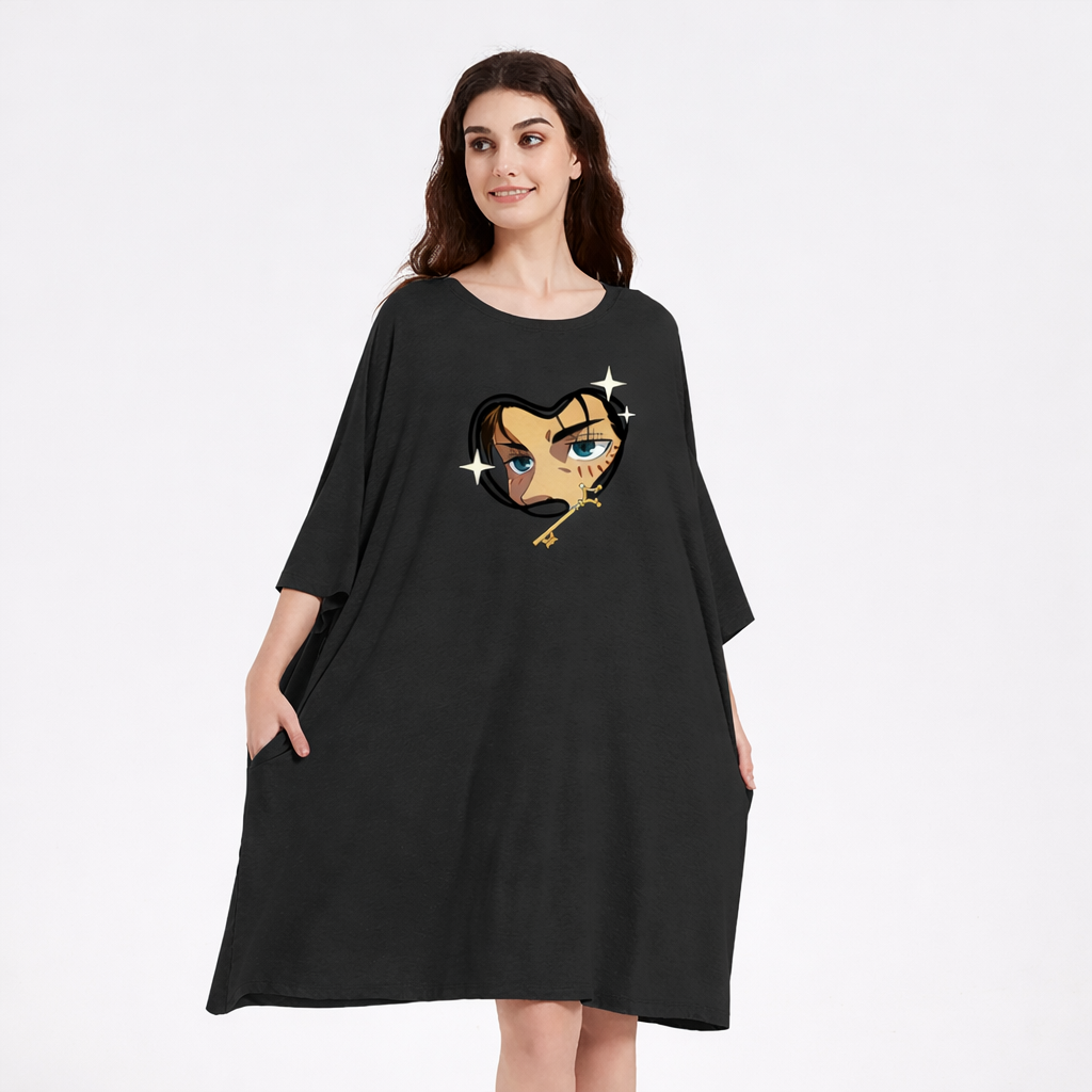 Eren Yeager Attack on Titan bamboo Sleep Oversized Tee