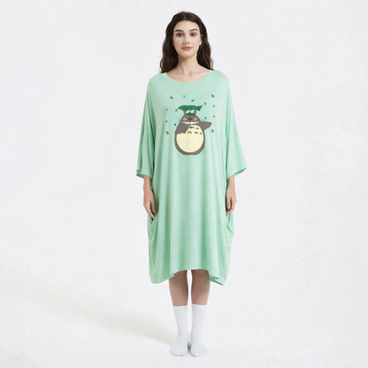 My Neighbor Totoro bamboo Sleep Oversized Tee
