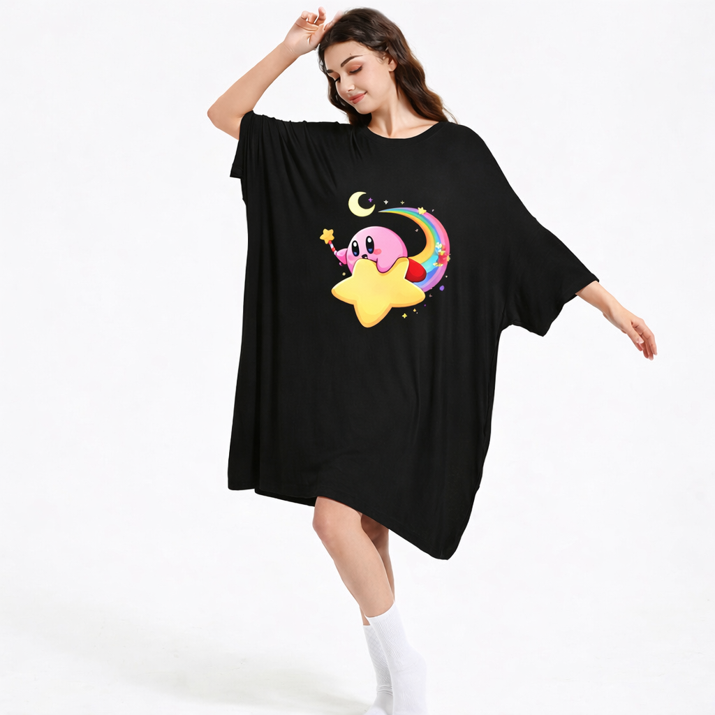 Kirby bamboo Oversized Sleep Tee