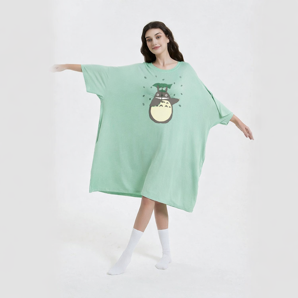 My Neighbor Totoro bamboo Sleep Oversized Tee