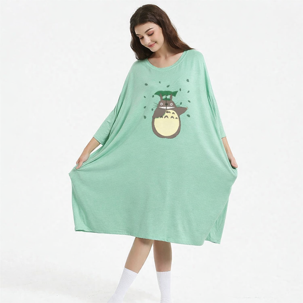 My Neighbor Totoro bamboo Sleep Oversized Tee