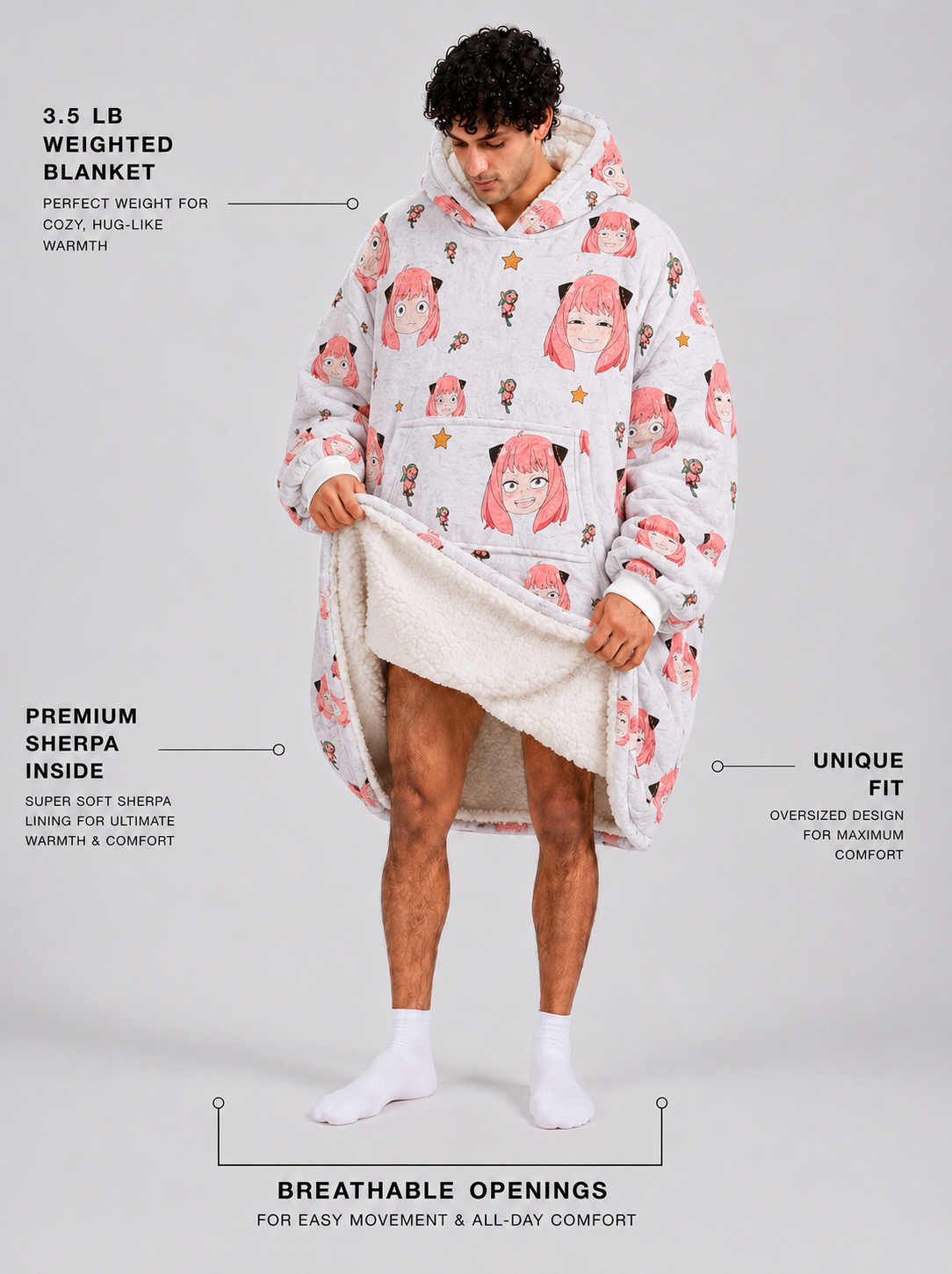 Anya blanket hoodie
