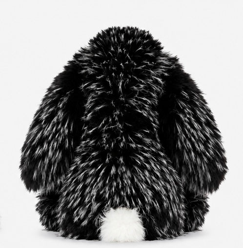 Inkli Bunny – Black & Silver Luxe Plush Bunny  60 cm