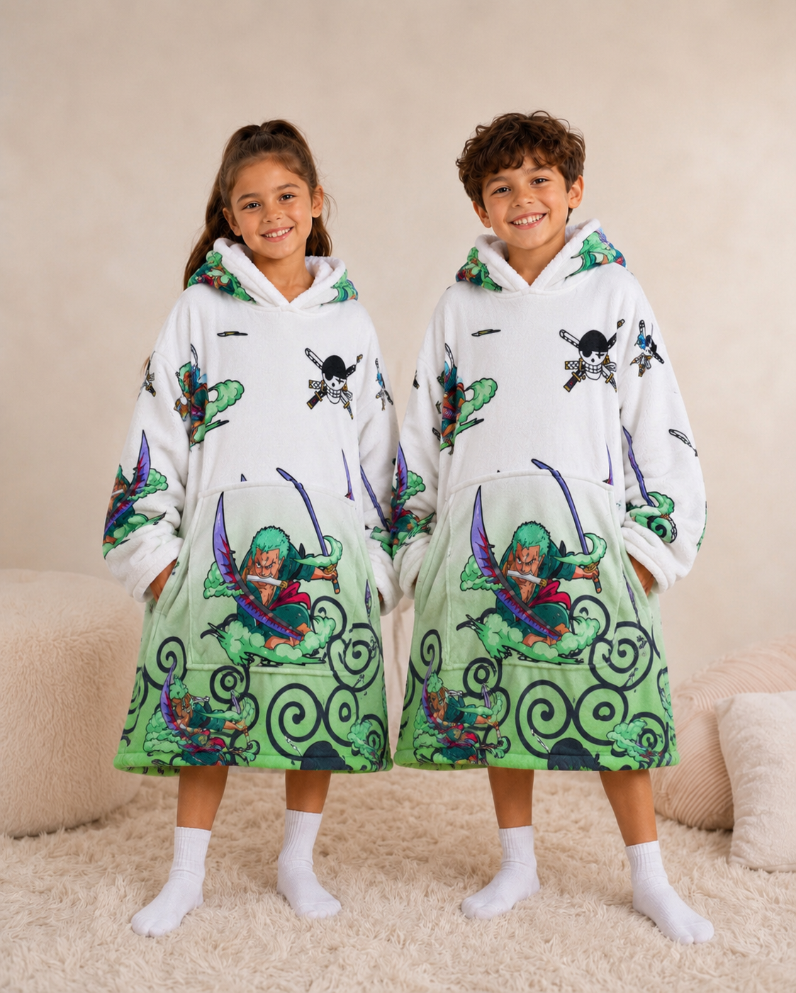 Zoro Blanket Hoodie – Olm toys Zoro Blanket Hoodie – Olm toys