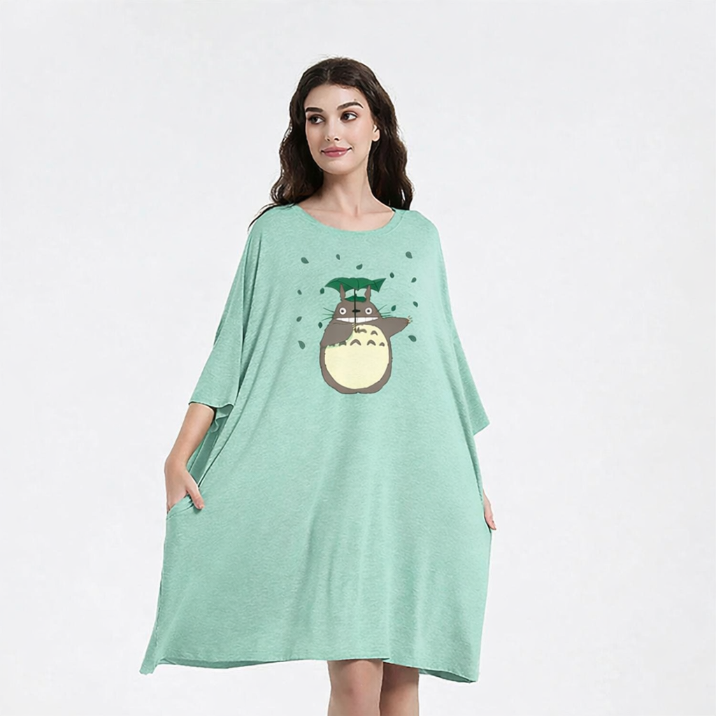 My Neighbor Totoro bamboo Sleep Oversized Tee