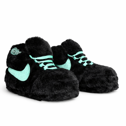 Sneaker Slippers tiff blue Black Jordan 1 unisex for adults&kids