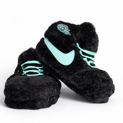 Sneaker Slippers tiff blue Black Jordan 1 unisex for adults&kids