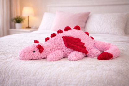 Jellycat Heart Dragon pink Plush 50 cm