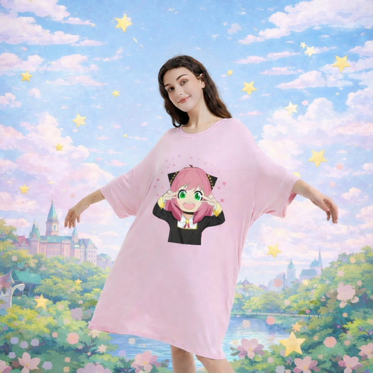 Anya Forger Spy×Family bamboo Sleep Oversized Tee