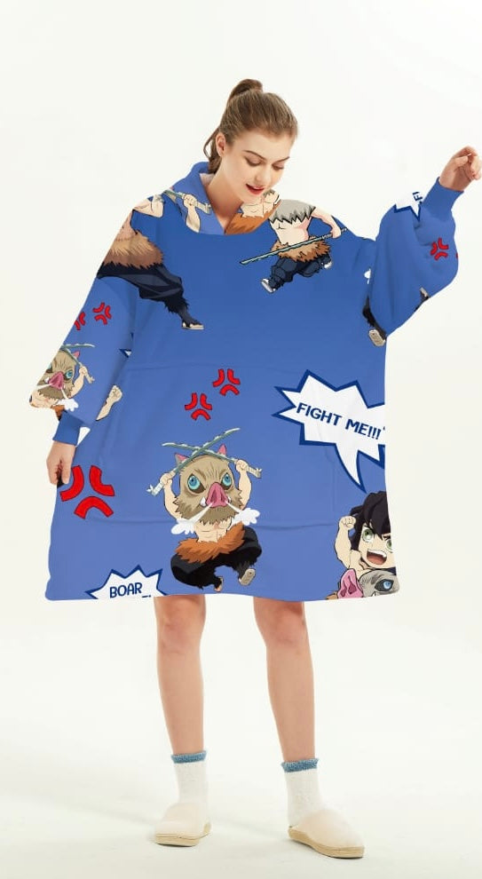 inosuke blanket hoodie