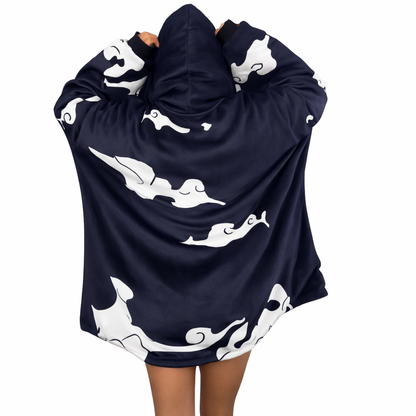 gear 5 Luffy One Piece Wearable Blanket Hoodie for Kids & Adults | OLM Toys