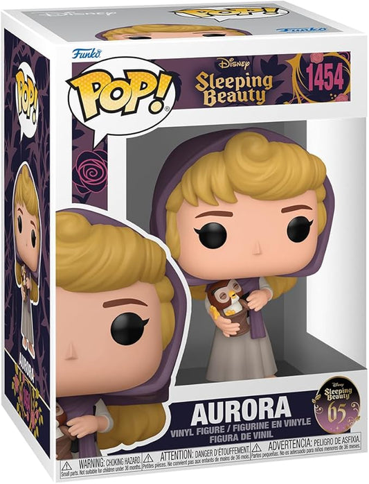 Funko POP! Disney: Sleeping Beauty 65th Anniversary 1454 Aurora with Owl - Collectable Vinyl Figure