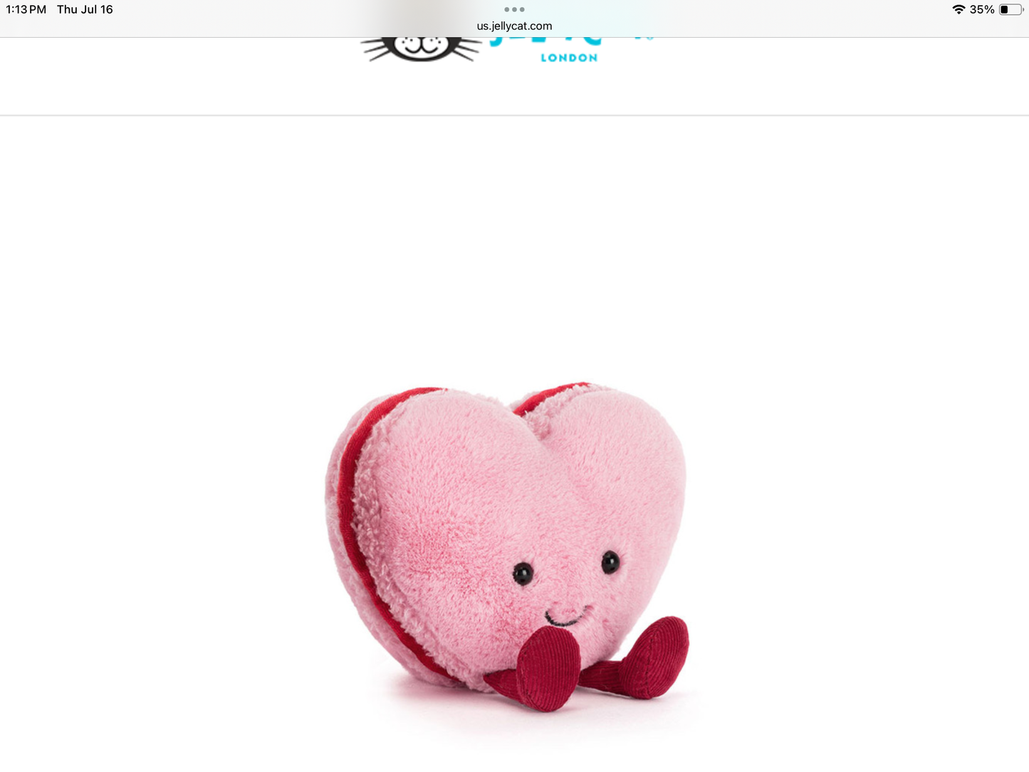 Amuseables Colette Heart Macaron