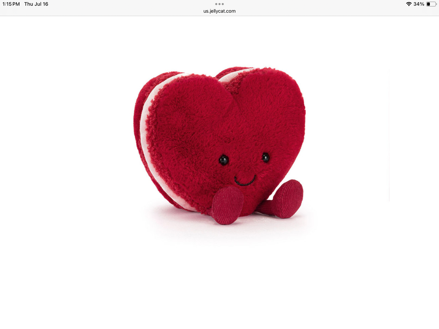 Amuseables arlette Heart Macaron