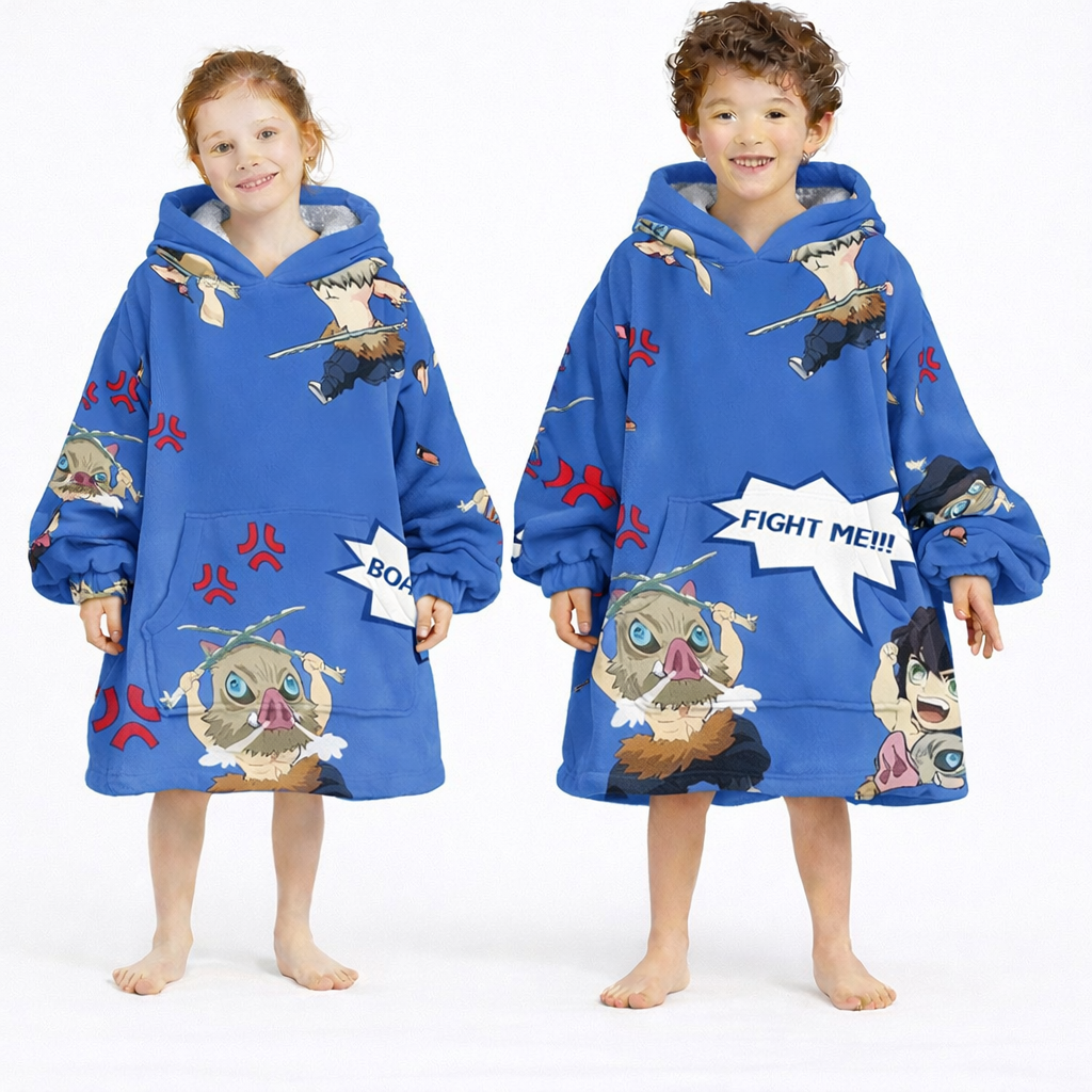 inosuke blanket hoodie