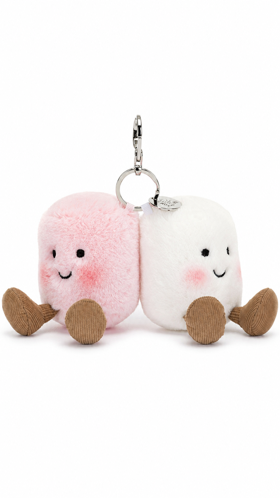 Amuseables Pair Of Marshmallows Bag Charm
