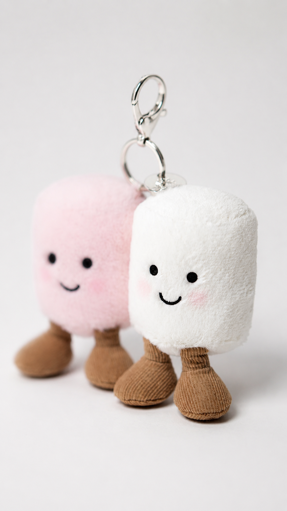 Amuseables Pair Of Marshmallows Bag Charm