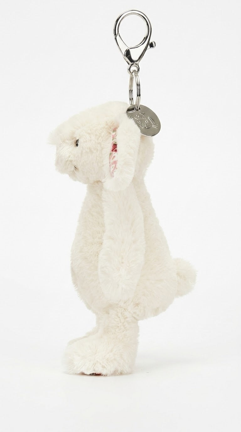 Blossom Cream Bunny 'Berry' Bag Charm