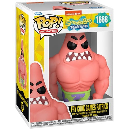 Funko Pop Animation: Spongebob Squarepants 25th Anniversary - Fry Cook Games 1668 Patrick Star - Collectable Vinyl Figure