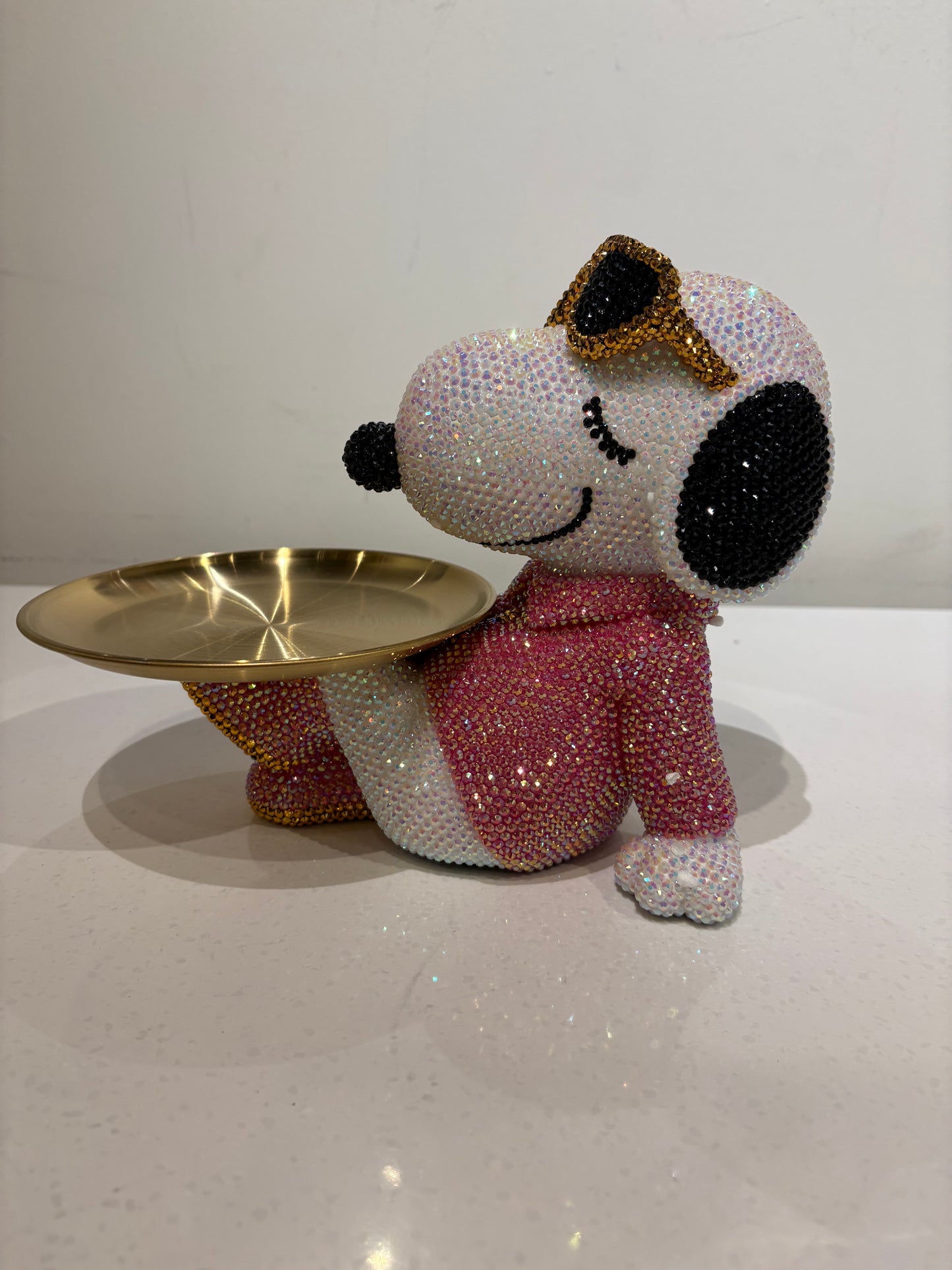 snoppy hand made crystalized