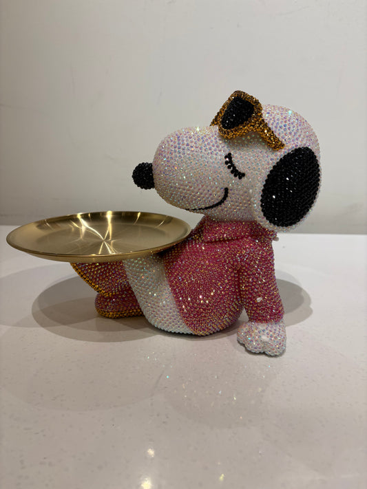 snoppy hand made crystalized