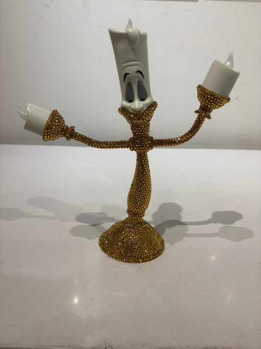 beauty and the beast hand made crystallized